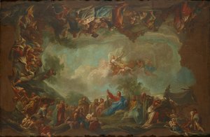 La miracolosa moltiplicazione dei pani da Paul Troger