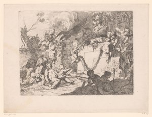 Putti presso un santuario di Minerva da Paul Troger
