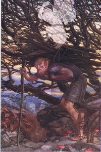 Eppure devo maledire, illustrazione da La Tempesta, 1908 da Paul Vincent Woodroffe