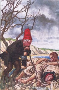 Quattro gambe e due voci: Un mostro molto delicato!, illustrazione da La Tempesta, 1908 da Paul Vincent Woodroffe