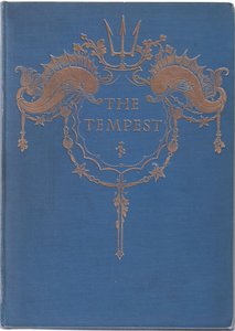 Progettazione della copertina anteriore, illustrazione da La Tempesta, 1908