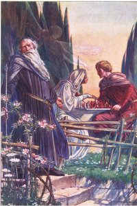 Dolce Signore, mi inganni, illustrazione da La Tempesta, 1908