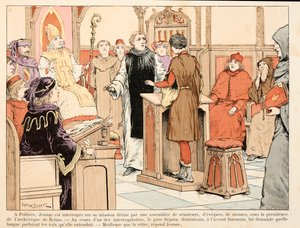 Illustrazione tratta dal libro Jeanne d