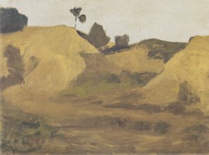 Landschaft am Weyerberg da Paula Modersohn-Becker