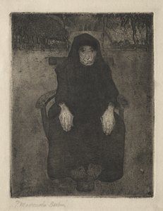 Vecchia Donna Seduta da Paula Modersohn-Becker