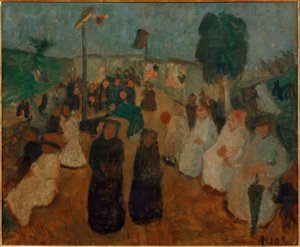 Festa serale a Worpswede da Paula Modersohn Becker