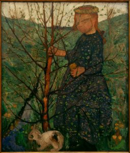 Bambino con coniglio da Paula Modersohn Becker