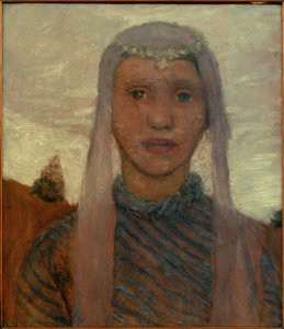 Ragazza con velo da Paula Modersohn Becker