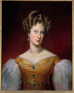 Ritratto di Marie Caroline, Principessa di Borbone - Sicilia e Duchessa di Berry (1798-1870). Dipinto di Paulin Guerin (1783-1855) 1819 da Paulin Jean Baptiste Guerin