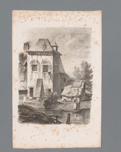 Veduta di una casa sull