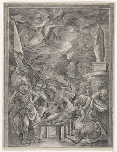 Martirio di San Lorenzo da Paulus Mondekens