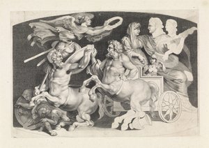 Cammeo con il trionfo di Germanico e Agrippina da Paulus Pontius (attributed to)