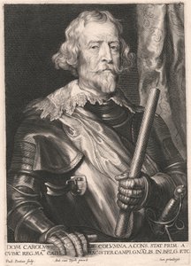 Dom Carolus de Columna a Cons. Stat. Prim. a Cubic. Reg. Matis. Cath. Magister Campi. Gnalis. in. Belg. Etc da Paulus Pontius