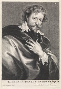 Ritratto del pittore Peter Paul Rubens da Paulus Pontius