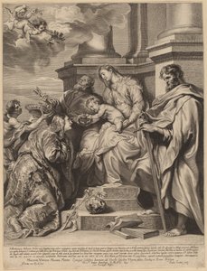 Santa Rosalia incoronata dal Bambino Gesù