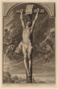 Cristo sulla croce da Paulus Pontius, after Sir Peter Paul Rubens