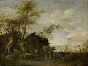 Capanna di un pastore da Paulus Potter