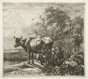 Il mandriano da Paulus Potter