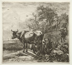 Il mandriano da Paulus Potter