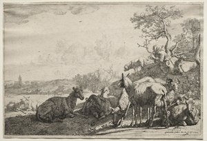Il Pastore, 1644 da Paulus Potter