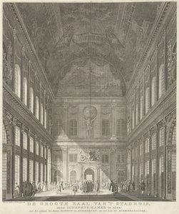 Sala civica nel Municipio sulla Piazza Dam ad Amsterdam da Paulus van Liender