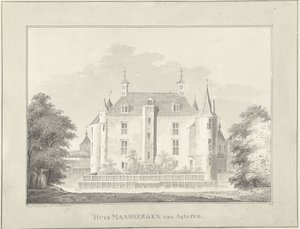La Casa Maarsbergen, vista da dietro da Paulus van Liender