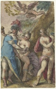 Il giudizio di Paride da Paulus van Wtewael (possibly)
