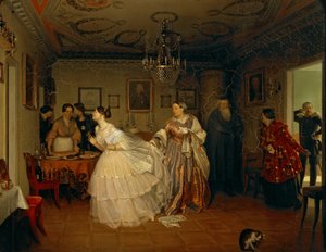 Proposta di matrimonio del maggiore da Pavel Andreevich Fedotov