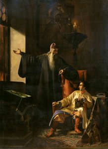 Ivan il Terribile e il prete Silvestro durante l