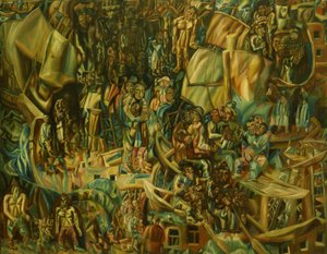 Composizione. Navi, 1913-1915 da Pavel Nikolayevich Filonov