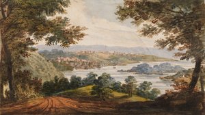 Washington e Georgetown dalla strada di Alexandria da Pavel Petrovic Svin