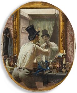 Francese che si prepara per il bal populaire, 1863
