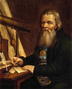 Ritratto di Ivan Petrovich Kulibin, inventore e meccanico russo da Pavel Petrovich Vedenetsky