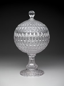 Compote coperto "Argus", c.1855-75 da Pears and Co. Pittsburgh Bakewell