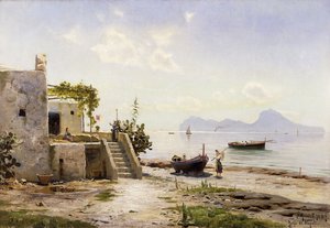 Da Sorrento, Verso Capri da Peder Monsted