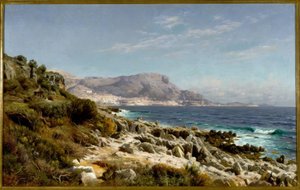 Costa vicino a Monte Carlo da Peder Monsted