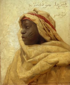 P. Mönsted, Ritratto di un nubiano