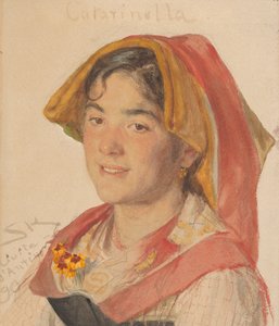 Testa di una ragazza di Civita d