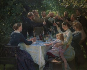 Hip, Hip, Hurrah! da Peder Severin Krøyer