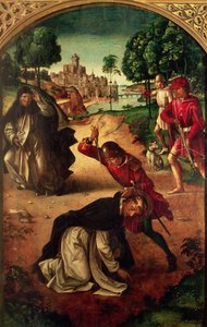 Assassinio di San Pietro da Verona, fine XV secolo da Pedro Berruguete