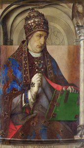 Ritratto di San Gregorio I, c.1473-1475 da Pedro Berruguete