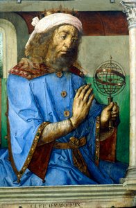 Tolomeo, astronomo e geografo greco alessandrino, fine XV secolo da Pedro Berruguete