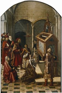 La tomba di San Pietro Martire, 1493-1499 da Pedro Berruguete