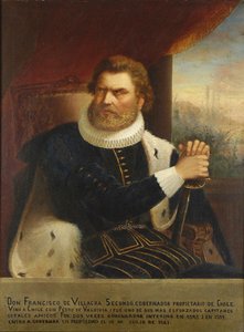 Ritratto di Francisco de Villagra, 1873 da Pedro León Carmona