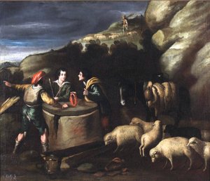 Spagnolo: Jacob en el pozo