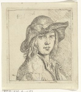 Busto di un giovane con cappello da Peeter Snijers
