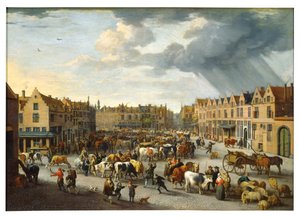 Il vecchio mercato dei buoi ad Anversa