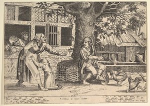 Il marito sottomesso da Peeter van der Borcht
