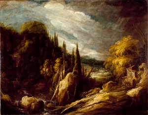 Paesaggio montano da Peeters the Elder Gillis