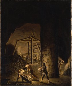 Una galleria nelle miniere di rame di Falun